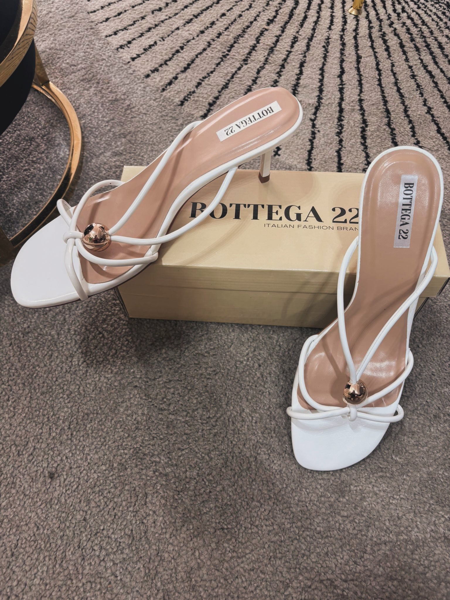 MULES BIANCA - CRYSTAL WHITE