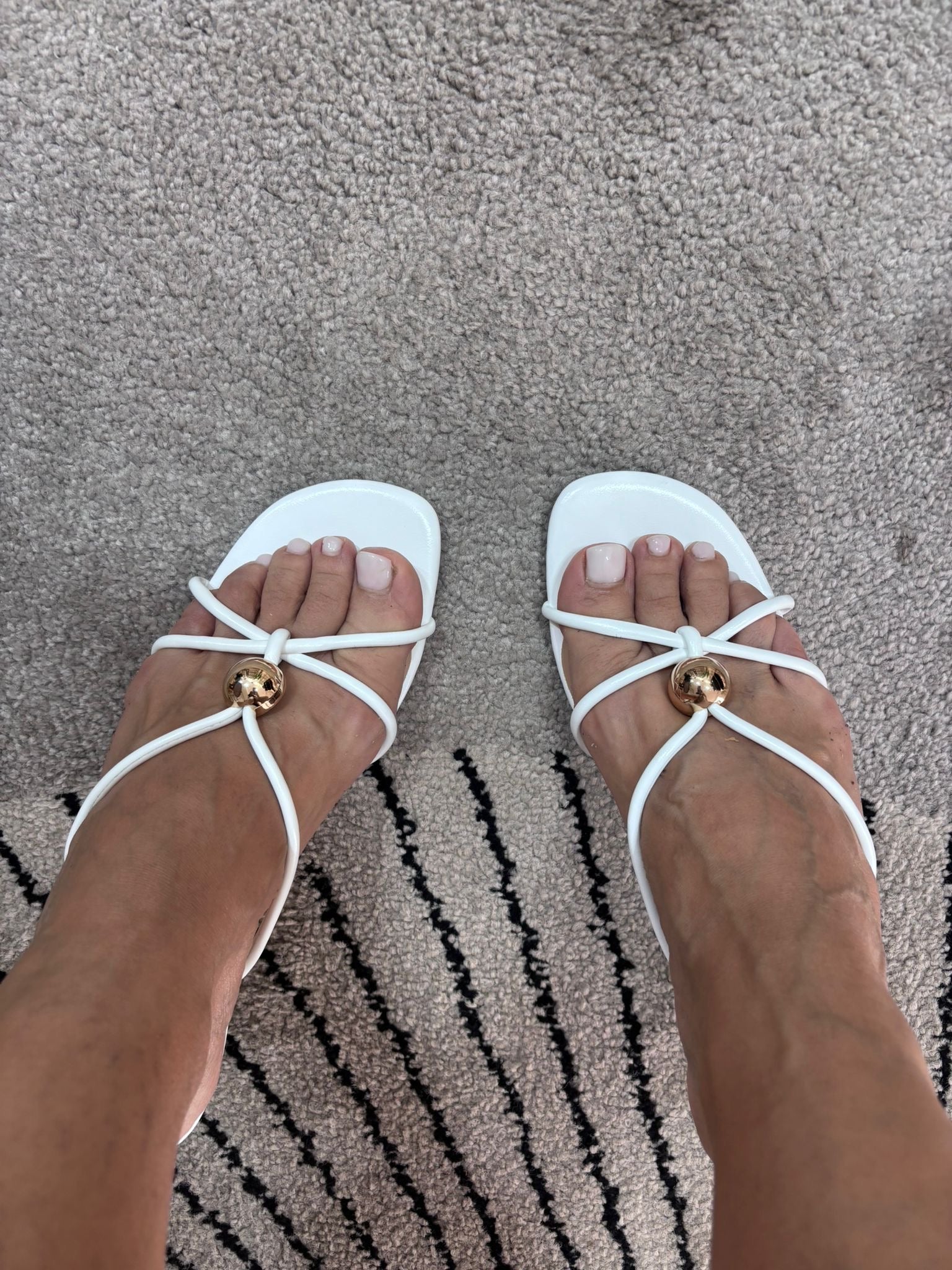 MULES BIANCA - CRYSTAL WHITE