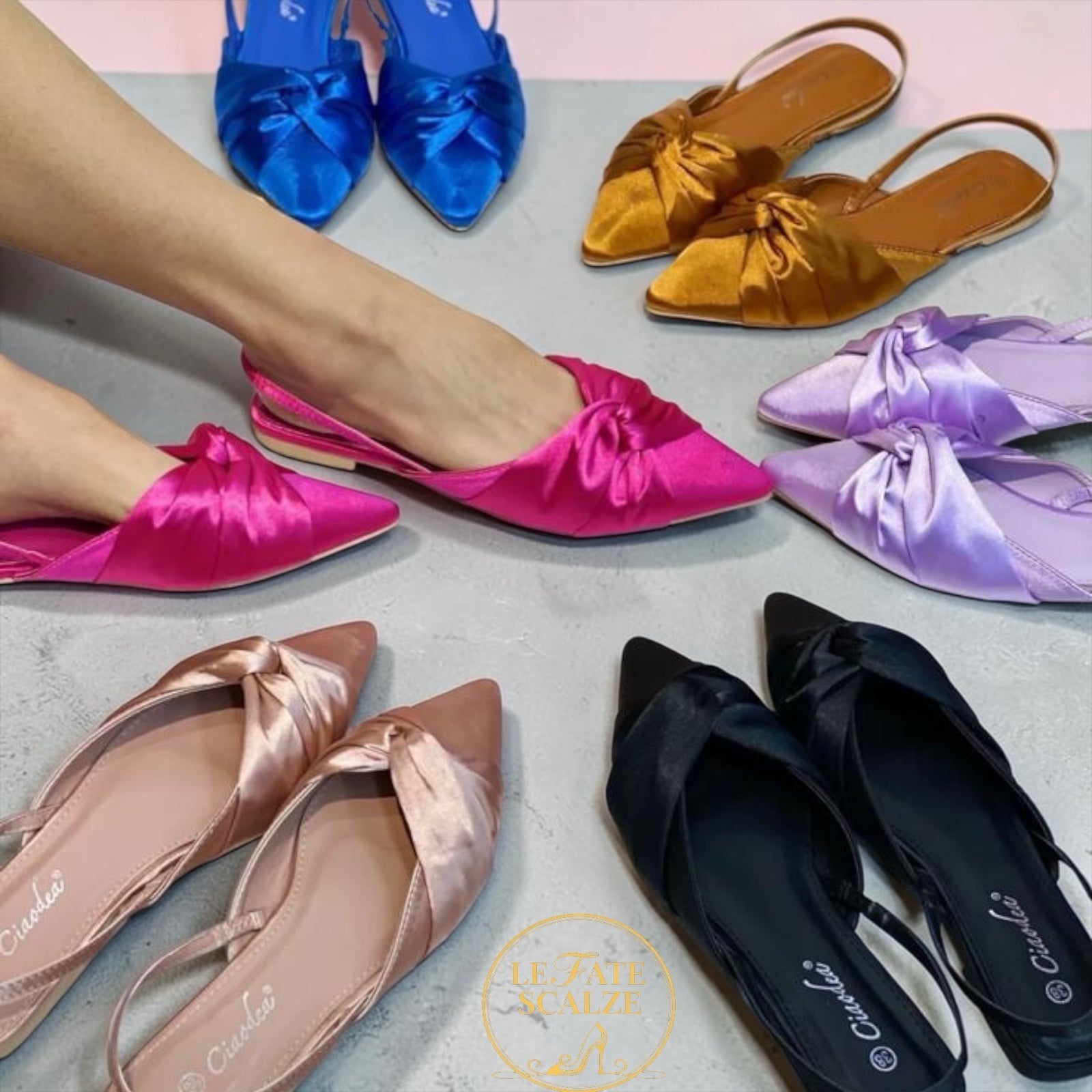 SLINGBACK SATIN - SLINGBACK GRACE